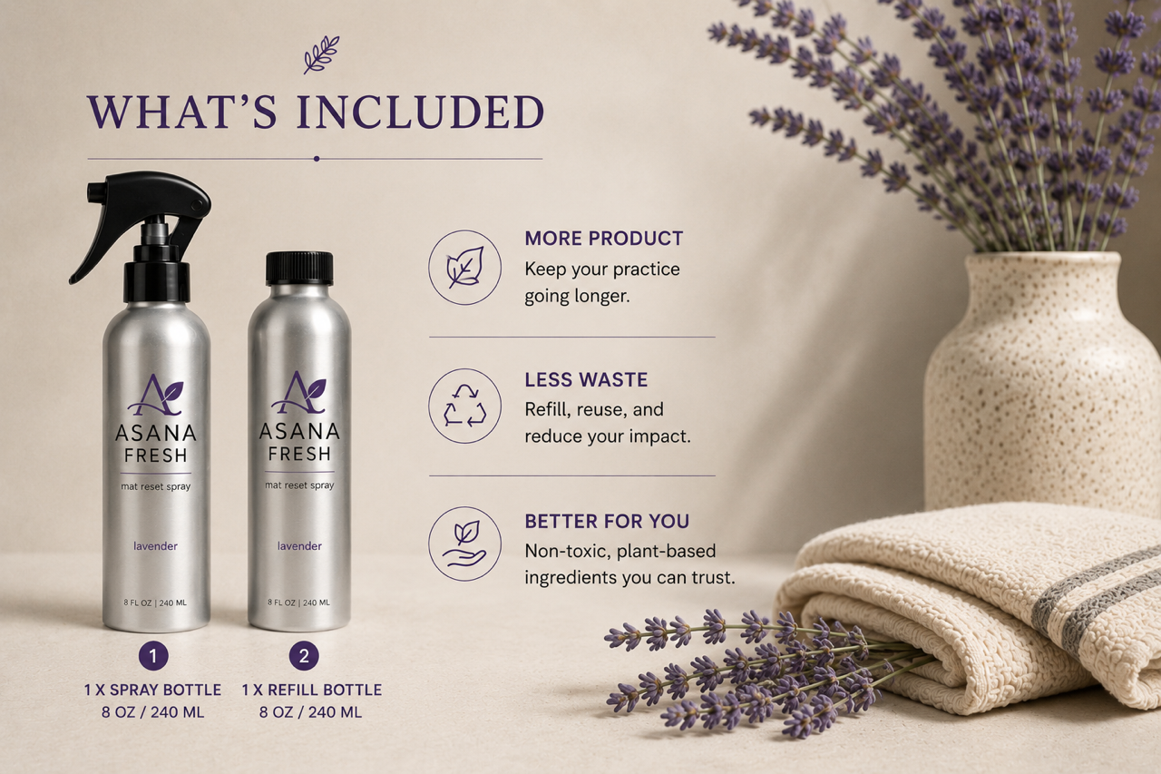 Asana Fresh 8oz Refresh Duo - Lavender Scent