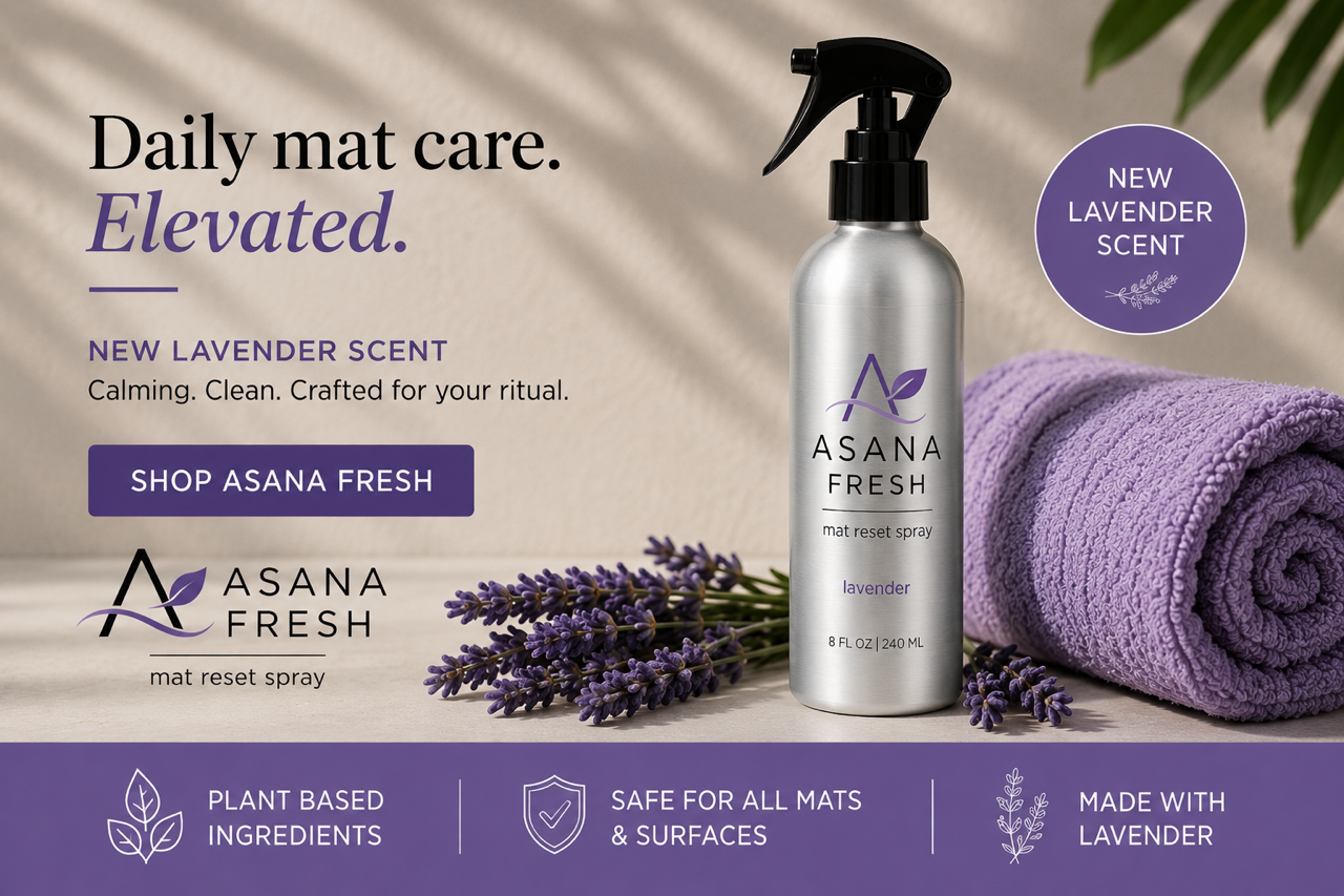 Asana Fresh 8oz Lavender Mat Cleaner Spray